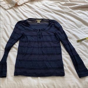 Brand new mesh/lace top